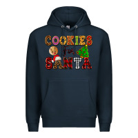 Navy cookies for santa Premium Hoodie - FaDigitalArtStudio
