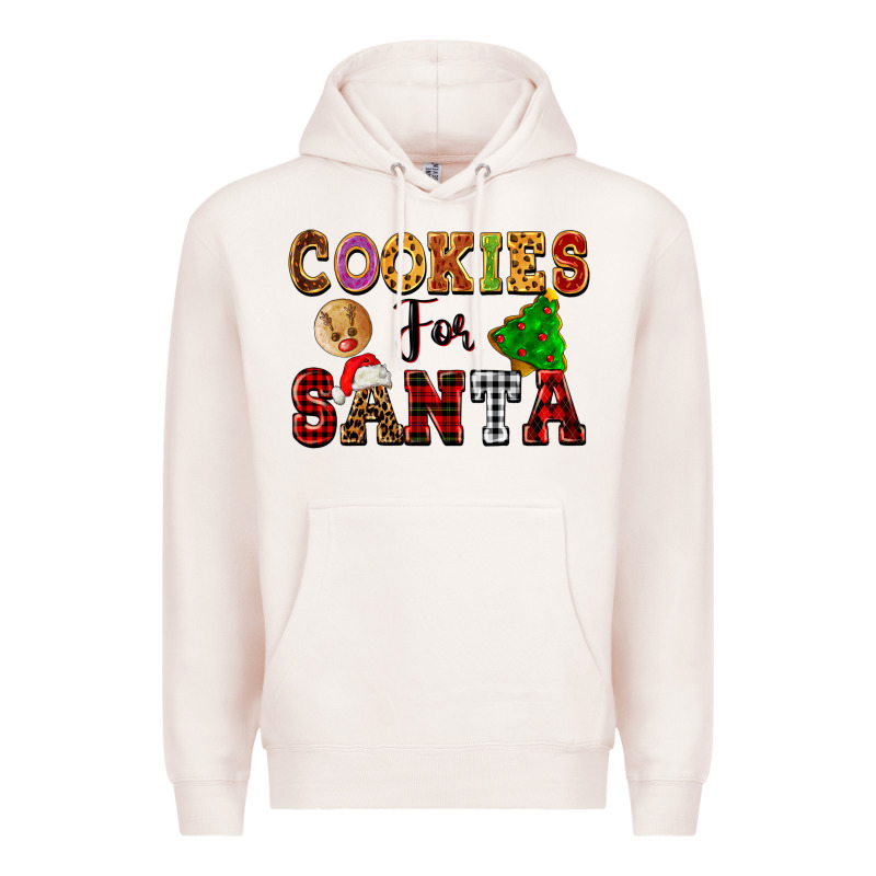 Cookies For Santa Premium Hoodie by FaDigitalArtStudio | Teevron