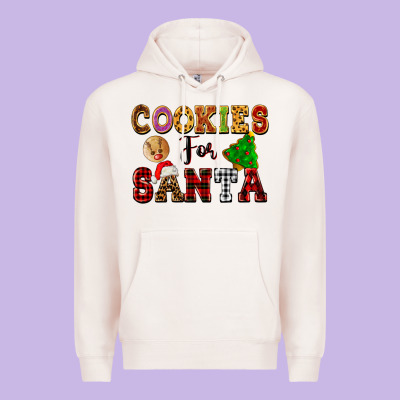 Cookies For Santa Premium Hoodie Designed By Fadigitalartstudio
