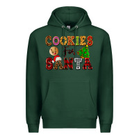 Sports Green cookies for santa Premium Hoodie - FaDigitalArtStudio