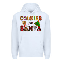 White cookies for santa Premium Hoodie - FaDigitalArtStudio