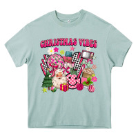 Arona retro pink christmas vibes Heavy Core Tee - MaliasSmallBusiness