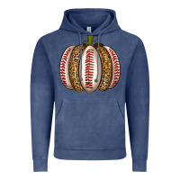 Vintage Denim Baseball Pumpkin Vintage Hoodie - texasbilliewilder