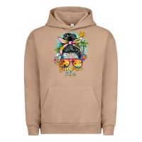Pigment Burro summer vibes messy bun Urban Hoodie - BarkalooDesign