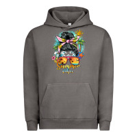 Pigment Tornado summer vibes messy bun Urban Hoodie - BarkalooDesign