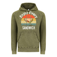 Vintage Olive enjoy every sandwich   sandwich gift   sandwich lover   funny gift ide Vintage Hoodie - tuanDangUi