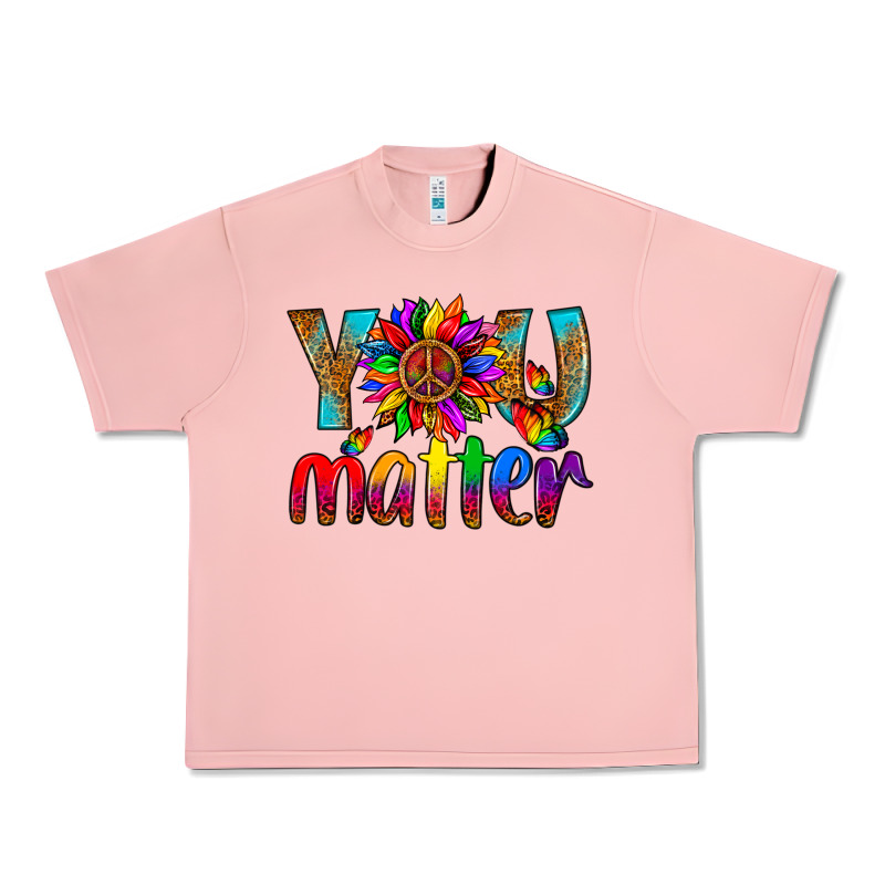 Lgbtq+ You Matter With Leopard Urban Heavy Tee by NancyCooperArtShop | Teevron