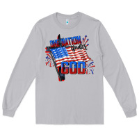 Moon Dust one nation under god Long Sleeve Tee - CowGirlArtShop