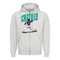 Dove Grey luis castillo seattle baseball Zipper Hoodie - tuanDangUi