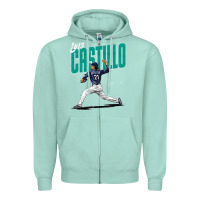 Seafoam luis castillo seattle baseball Zipper Hoodie - tuanDangUi