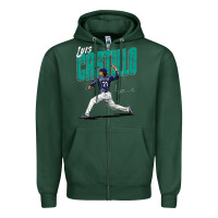 Sports Green luis castillo seattle baseball Zipper Hoodie - tuanDangUi