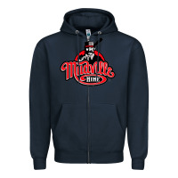 Navy mudville nine baseball Zipper Hoodie - tuanDangUi
