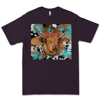 Plum western roses cow Premium Tee - RanaPortraitStore
