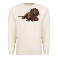 Sandshell Sussex Spaniels llustrations Premium Sweatshirt - LillyAllenDesigns