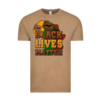 Vintage Coffee black lives matter Vintage Tee - NancyCooperArtShop