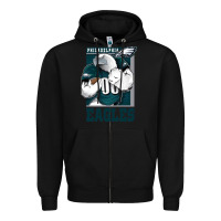 Black Awesome Philadelpia Eagle's Fc Zipper Hoodie - tuanDangUi