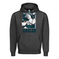 Charcoal Heather Awesome Philadelpia Eagle's Fc Zipper Hoodie - tuanDangUi
