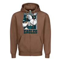 Chestnut Awesome Philadelpia Eagle's Fc Zipper Hoodie - tuanDangUi