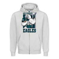 Dove Grey Awesome Philadelpia Eagle's Fc Zipper Hoodie - tuanDangUi