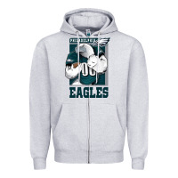 Heather Grey Awesome Philadelpia Eagle's Fc Zipper Hoodie - tuanDangUi