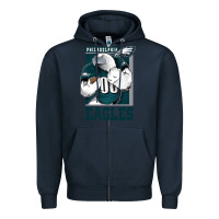 Navy Awesome Philadelpia Eagle's Fc Zipper Hoodie - tuanDangUi