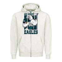 Oatmeal Heather Awesome Philadelpia Eagle's Fc Zipper Hoodie - tuanDangUi