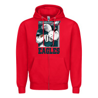Red Awesome Philadelpia Eagle's Fc Zipper Hoodie - tuanDangUi