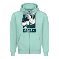 Seafoam Awesome Philadelpia Eagle's Fc Zipper Hoodie - tuanDangUi