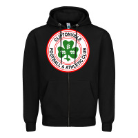 Black cliftonville northern irish football fans Zipper Hoodie - tuanDangUi