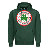 Sports Green cliftonville northern irish football fans Zipper Hoodie - tuanDangUi