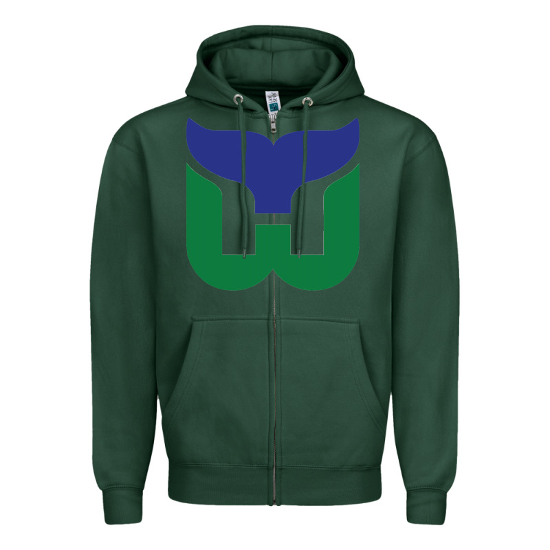 Vintage Hartford Hockey   Retro Whalers Zipper Hoodie by tuanDangUi | Teevron