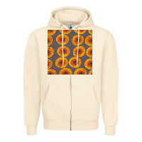 Sandshell african fabric seamless pattern Zipper Hoodie - BundleAndBundleShop