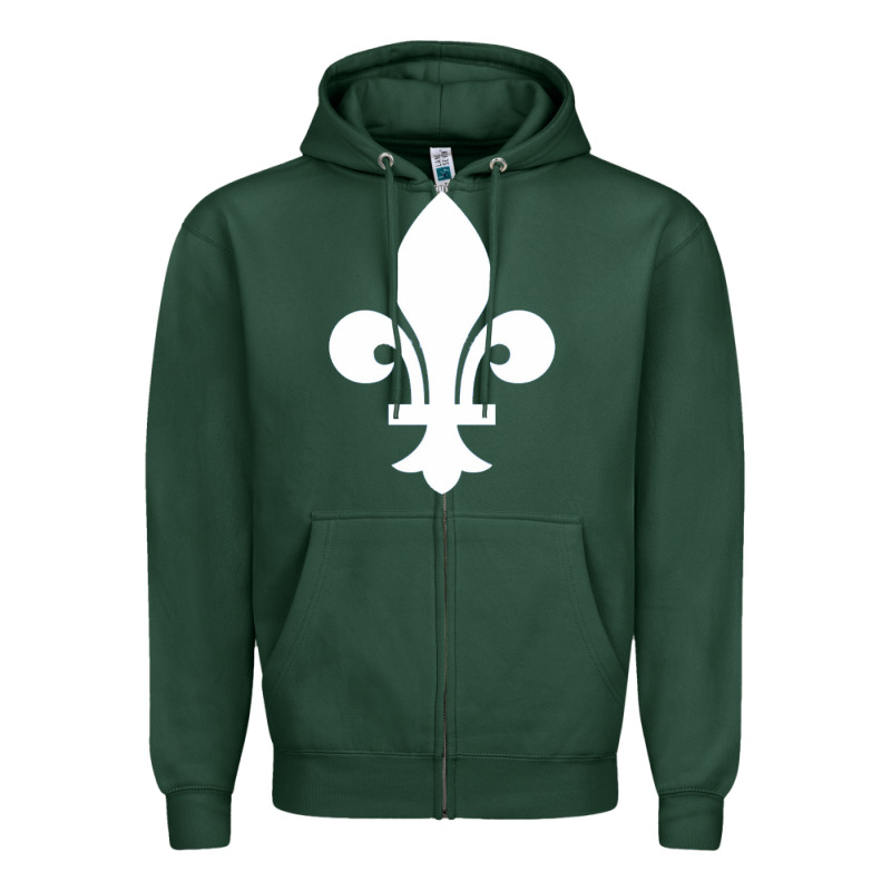 Vintage Quebec Hockey   Retro Nordiques Fleur De Lis Zipper Hoodie by tuanDangUi | Teevron