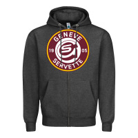 Charcoal Heather geneve servette hc swiss ice hockey sports fans gshc geneva switzerlan Zipper Hoodie - tuanDangUi