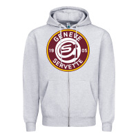 Heather Grey geneve servette hc swiss ice hockey sports fans gshc geneva switzerlan Zipper Hoodie - tuanDangUi
