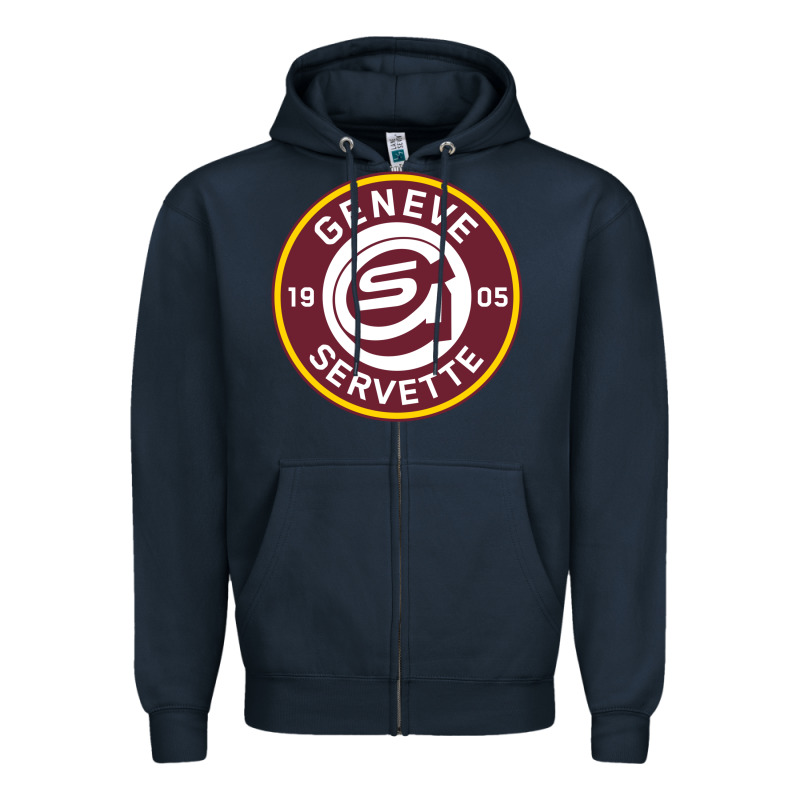 Geneve Servette Hc Swiss Ice Hockey Sports Fans Gshc Geneva Switzerlan Zipper Hoodie by tuanDangUi | Teevron