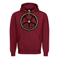 Burgundy panaracer   skyway tuff wheel  black  old school bmx Zipper Hoodie - tuanDangUi