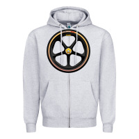 Heather Grey panaracer   skyway tuff wheel  black  old school bmx Zipper Hoodie - tuanDangUi