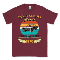Burgundy Vintage 50th Birthday I'm Not Old I'm A Classic Born In 1970 Classic Tee - Bettercallsaul