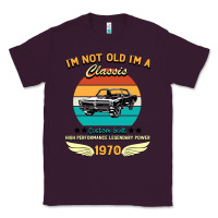 Plum Vintage 50th Birthday I'm Not Old I'm A Classic Born In 1970 Classic Tee - Bettercallsaul