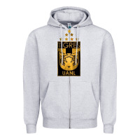Heather Grey tigres Zipper Hoodie - tuanDangUi