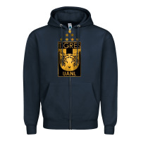 Navy tigres Zipper Hoodie - tuanDangUi