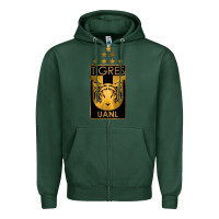 Sports Green tigres Zipper Hoodie - tuanDangUi
