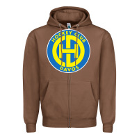 Chestnut hc davos swiss ice hockey sports fans Zipper Hoodie - tuanDangUi