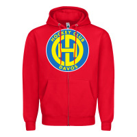 Red hc davos swiss ice hockey sports fans Zipper Hoodie - tuanDangUi