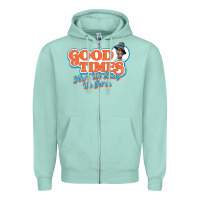 Seafoam good times ain't we lucky we got'em Zipper Hoodie - tuanDangUi
