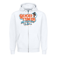 White good times ain't we lucky we got'em Zipper Hoodie - tuanDangUi