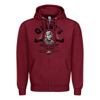 Burgundy quints shark feeding tours Zipper Hoodie - tuanDangUi