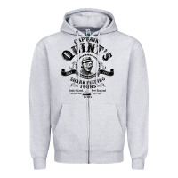 Heather Grey quints shark feeding tours Zipper Hoodie - tuanDangUi
