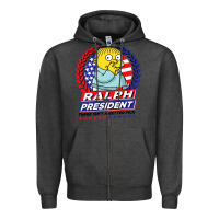 Charcoal Heather ralph for president Zipper Hoodie - tuanDangUi
